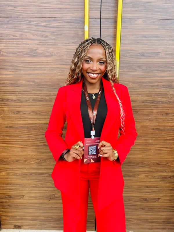 At the Africa Business Heroes ready to become a business hero🥰