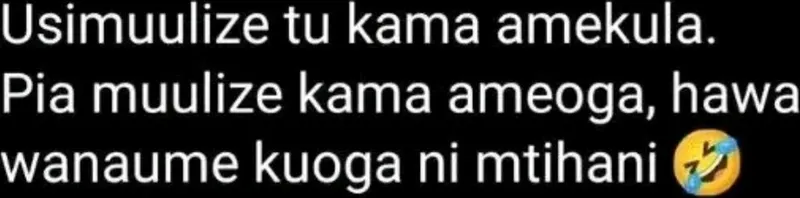 Habari imefikaa 😂😂😂