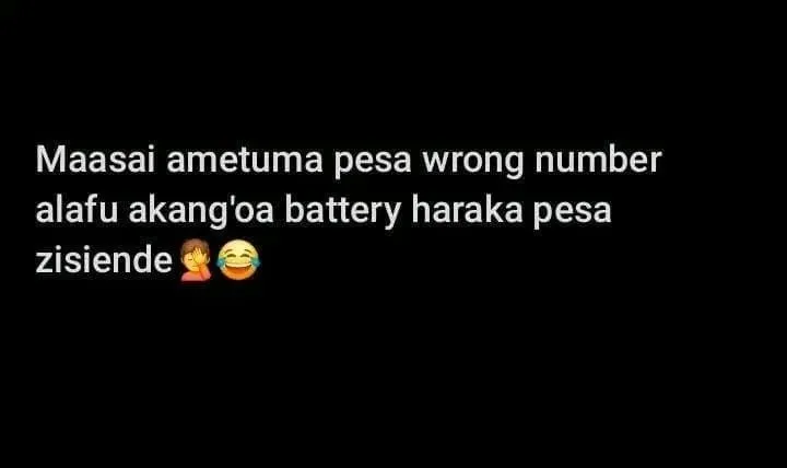 Sasa tu ni za ma ole ole ...🙌😁😁