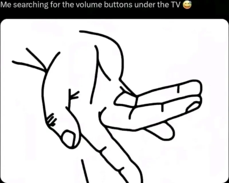 Can't find the buttons though 😂😂💔