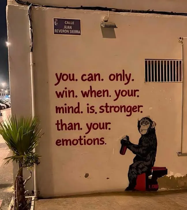 Dear son,To survive...You must kill emotions