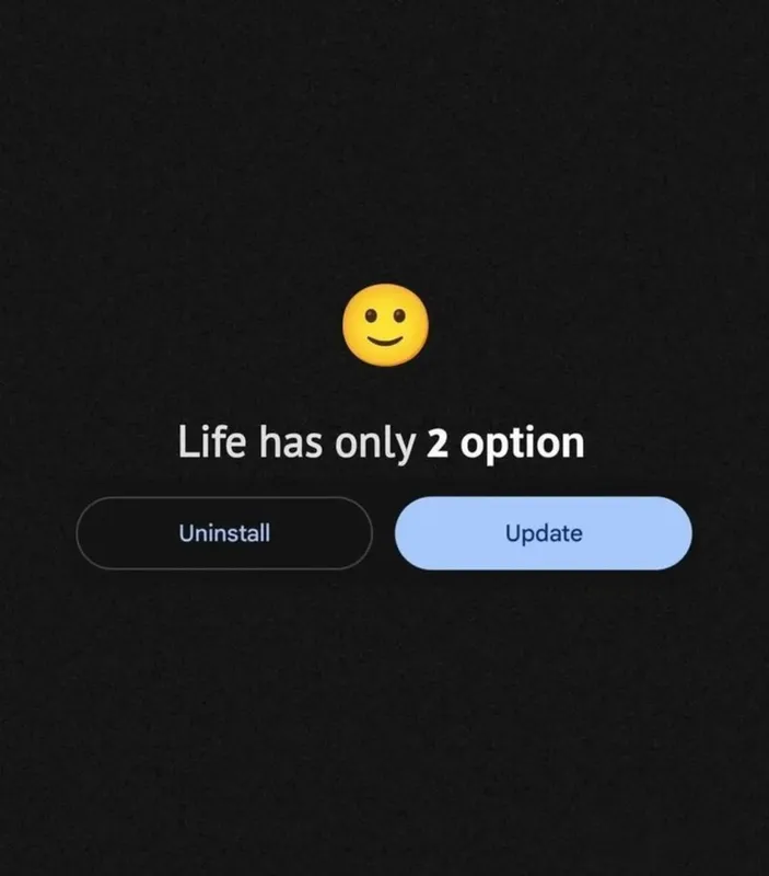It's either you UNINSTALL or UPDATE