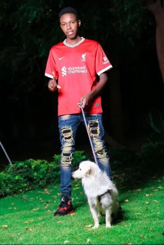 Outside with Rocky 🥳😂